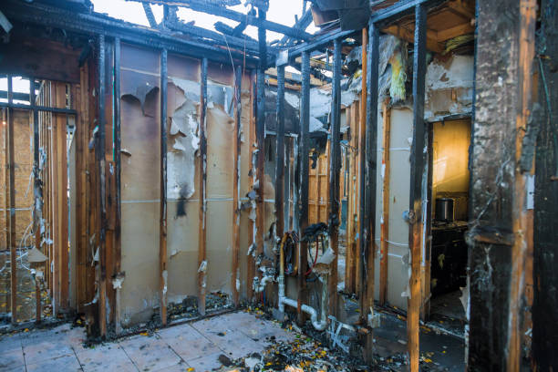 Professional Fire Damage Removal technician working in Morrilton, AR